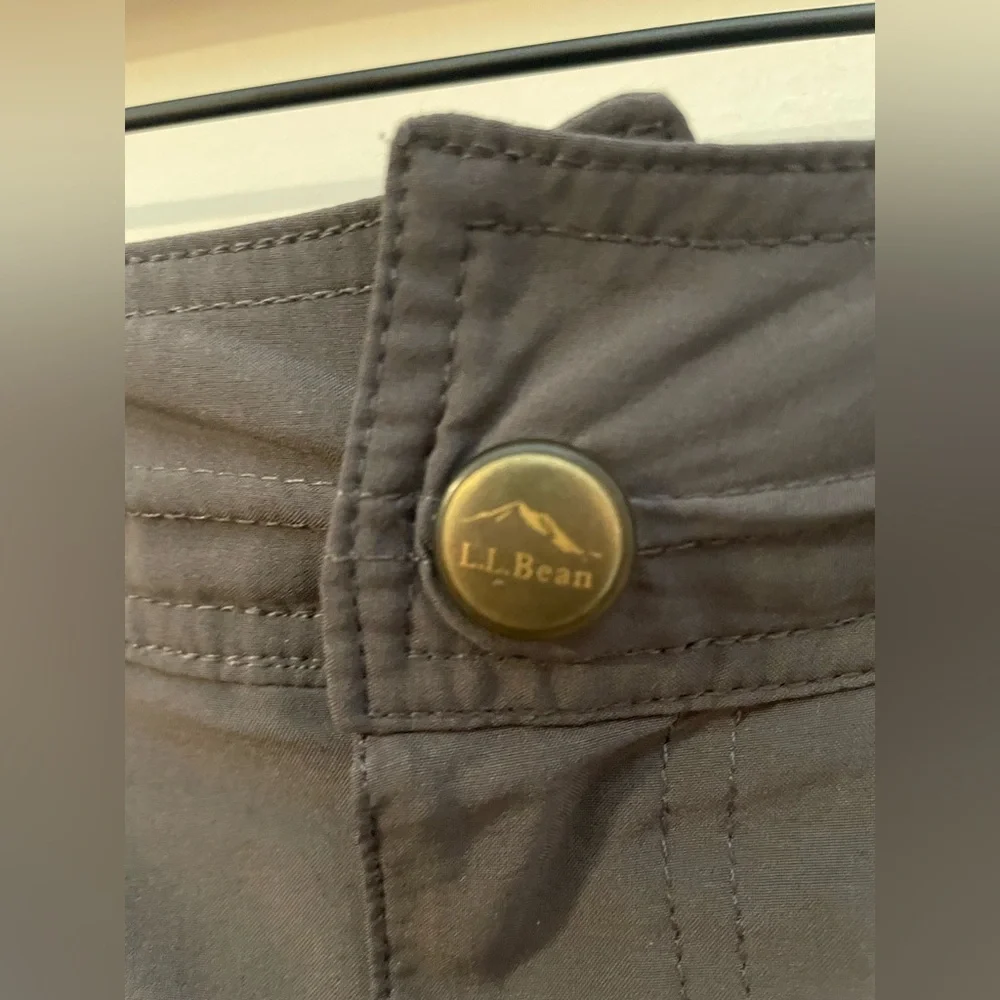 L.L. Bean Comfort Trail Skort Skirt Gray Size 12 Style 288936 Hiking Active - Picture 4 of 11